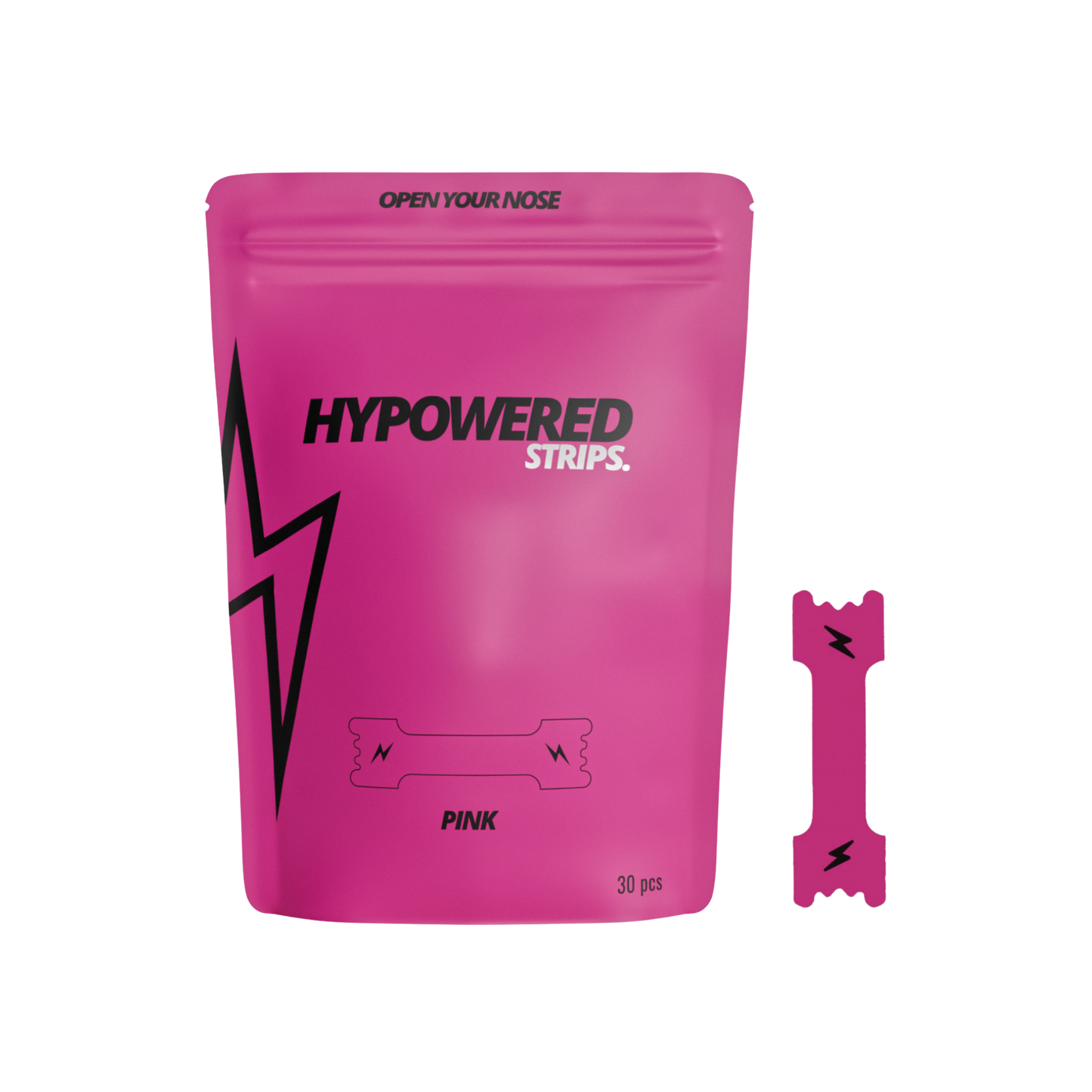 Hypowered neusstrips Roze