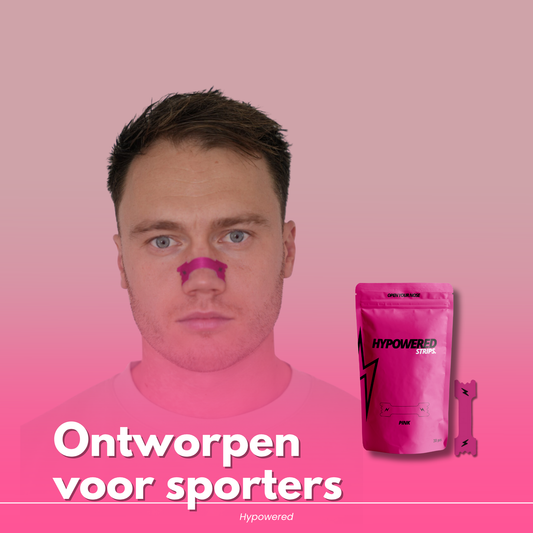 Hypowered neusstrips Roze