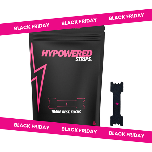 Hypowered neusstrips zwart