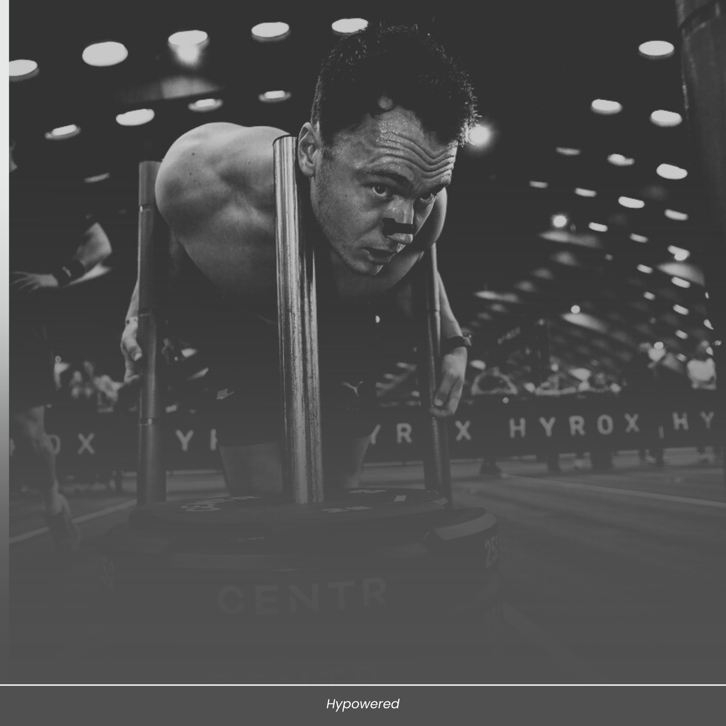 Hypowered neusstrips zwart