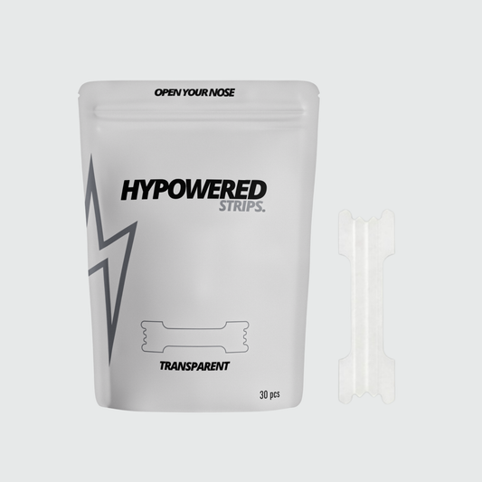 Hypowered neusstrips Transparant